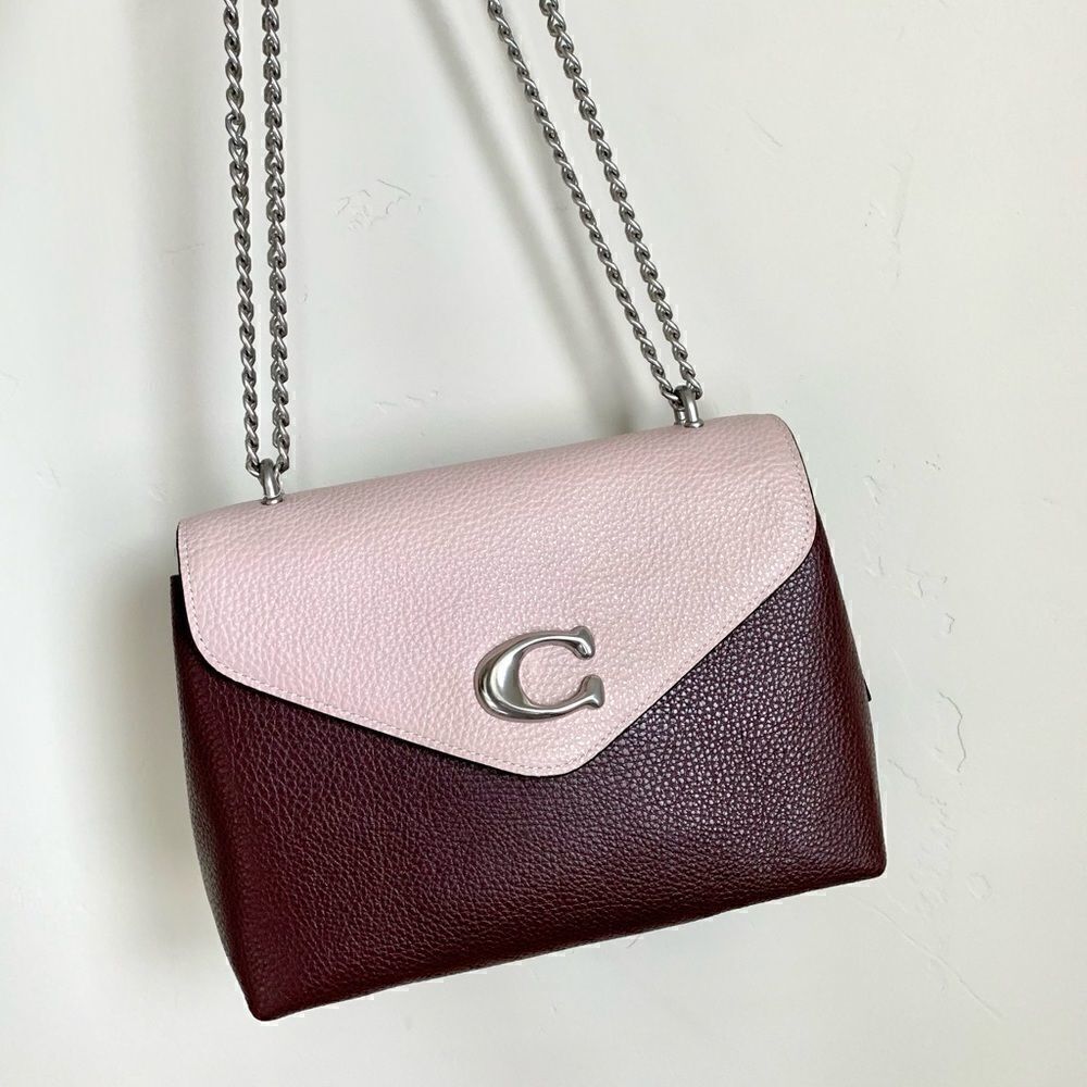 New Coach Leather Shoulder & Crossbody Bag In Colorblock